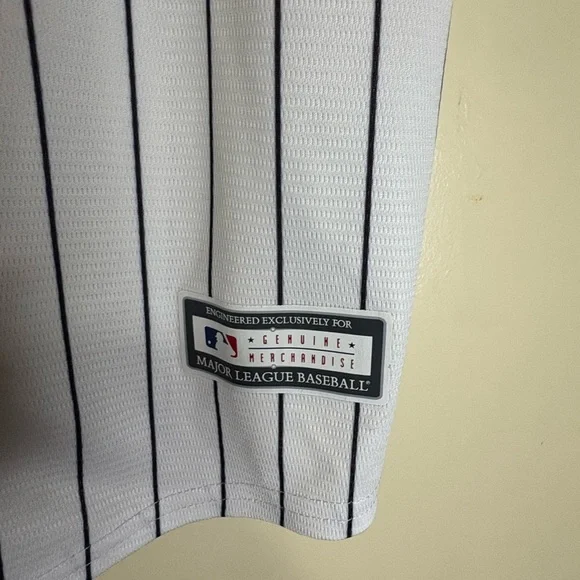 Genuine Merchandise MLB White Pinstripe Jersey - Picture 3 of 8
